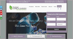 Desktop Screenshot of clevelandcosmeticsurgery.com