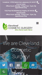 Mobile Screenshot of clevelandcosmeticsurgery.com