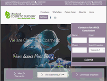 Tablet Screenshot of clevelandcosmeticsurgery.com